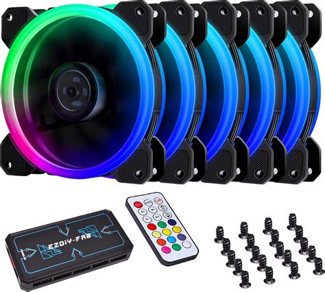 Ezdiy Fab Wireless Rgb Led Led Mm Case Fan Silenziosa Edizione Ad