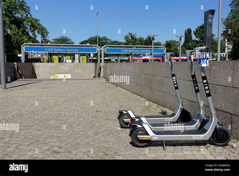 E Scooter In Berlin Germany Stock Photo Alamy