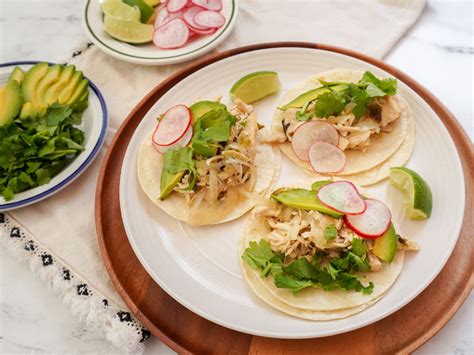 Cilantro Lime Chicken Tacos Recette Magazine