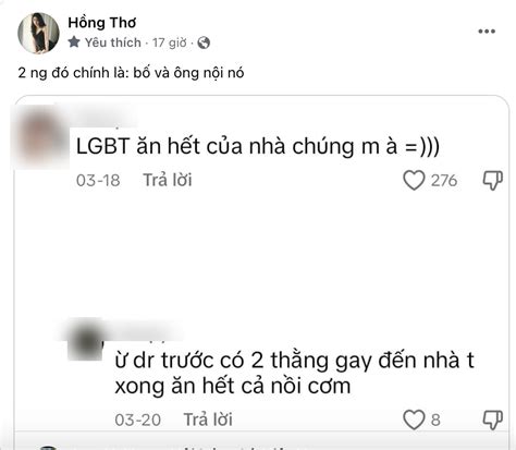 Thơ Nguyễn đáp trả rát mặt lời kì thị LGBT lôi dòng họ ra xỉa xói anti câm nín Hot KOLs
