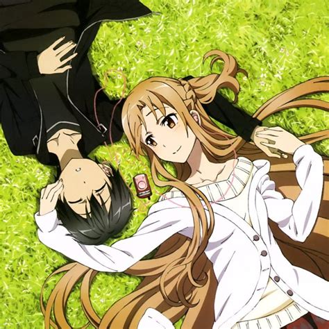 Sword Art Online Kirito Asuna Official Art Sword Art Sword Art