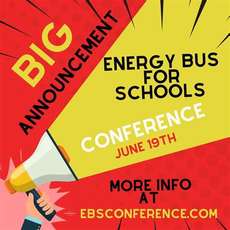 Energybusschools On Twitter Join Us On June 19th For Our First Ever