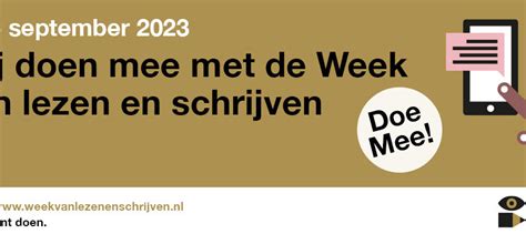 Dit Is De Week Van Lezen En Schrijven Vlietnieuws