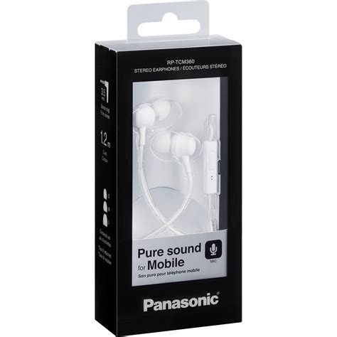 Panasonic RP-TCM360 sluchátka do uší pro každodenní použití (6Hz-24kHz ...