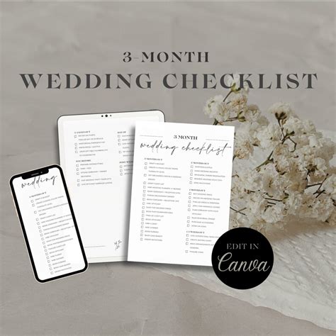 6 Month Wedding Checklist Wedding Checklist Wedding Guide Pre