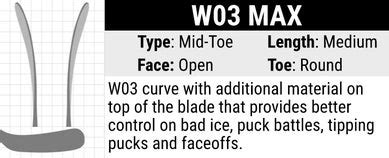 Warrior Hockey Stick Curve Chart | Ice Warehouse