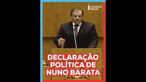 Declaração Política de Nuno Barata deputado IL nos Açores YouTube