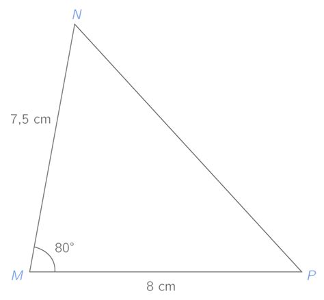 Construire Un Triangle Connaissant Deux C T S Et Un Angle E