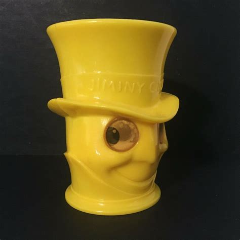 1950s Disney Jiminy Cricket Bakers Chocolate Premium Cup Disneyana