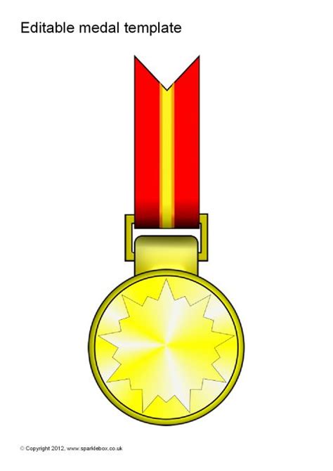 Printable Medal Template