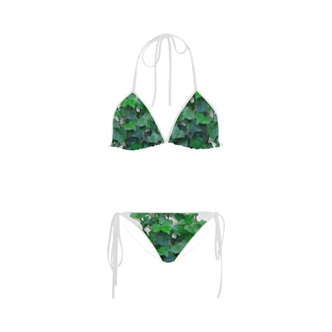 Vines Climbing Plant Custom Bikini Swimsuit Id D