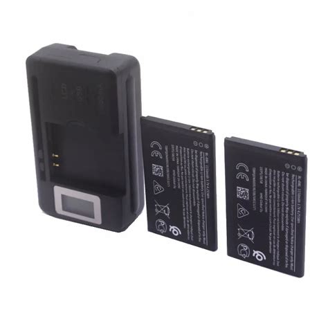 2x 1150mAh BL 4UL BL 4WL Battery Charger For Nokia Asha 225 230 3310