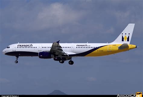 G Ozbr Monarch Airlines Airbus A Aviacioncr Net