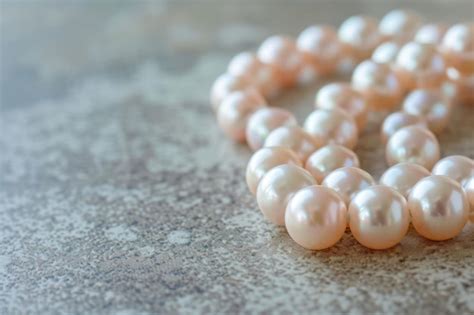 Premium Photo Pile Of Pearls Natural White String Of Pearls Generative Ai