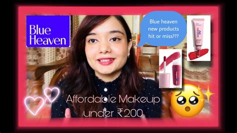 Blue Heaven Products Under ₹200 New Productscheek Gel Eyebrow Gel And Lip Oil Affordable