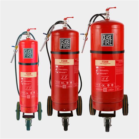 En Approved Foam Wheeled Extinguishers Aspirating Model Ceasefire India