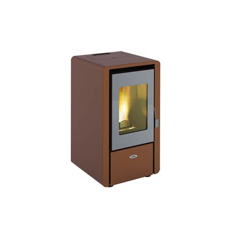 Salamandra A Pellet Kw Ar Ventilado Kalor Petit Ferrugem Maisclima