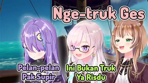 Jangan Biarkan Supir Truk Ini Nyetir Kapal Risu Iofi Moona Hololive