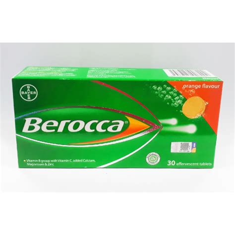 BEROCCA Vitamin B C Effervescent Orange 30 S Shopee Malaysia