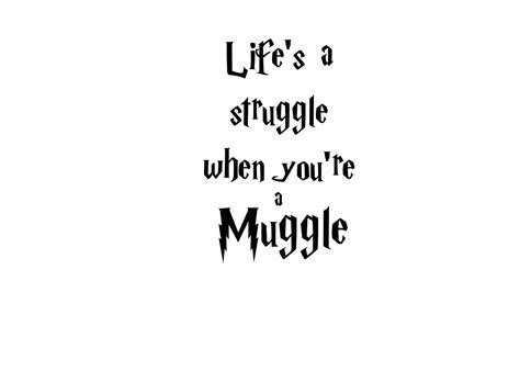 Harry Potter inspired decal Muggle Struggle decal Life's