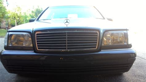 Подномерная рамка. — Mercedes-Benz S-Class (W140), 3,2 л, 1997 года ...