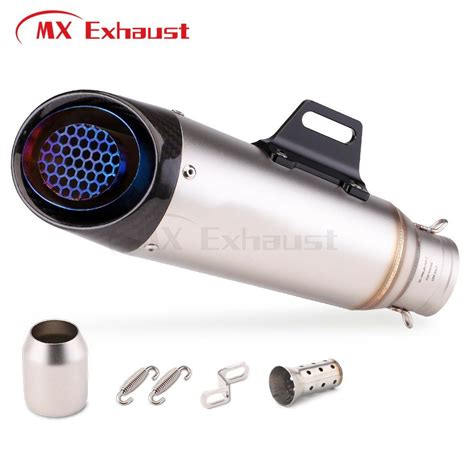 Sc Project Real Carbon Exhaust Hayabusa Motorcycle Muffler On 51mm 60mm Tail Pipe Fits For