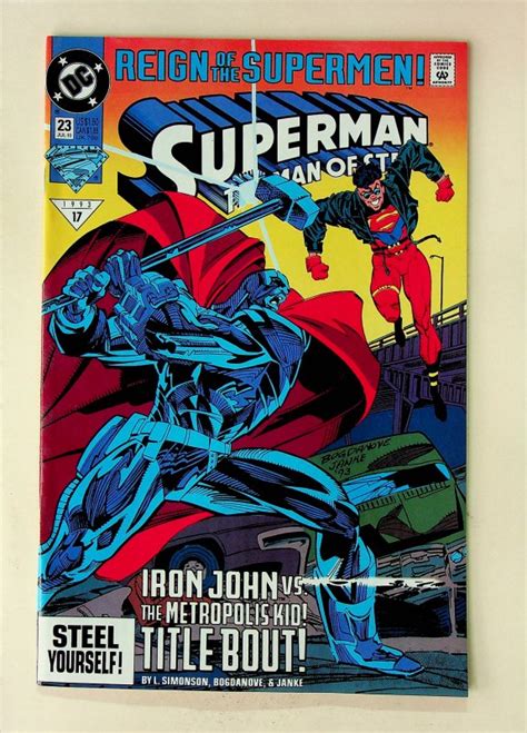 Superman The Man Of Steel 23 1993 Near Mint Comic Books