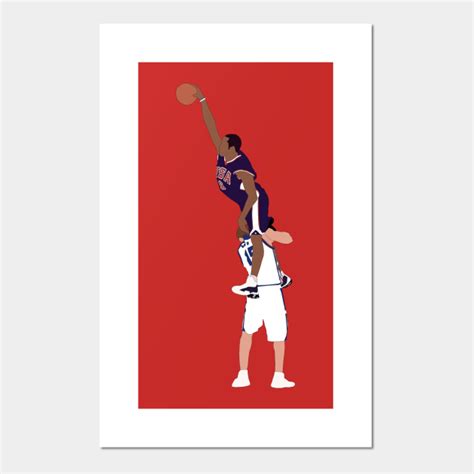 Vince Carter Olympics Dunk - Vince Carter - Posters and Art Prints ...