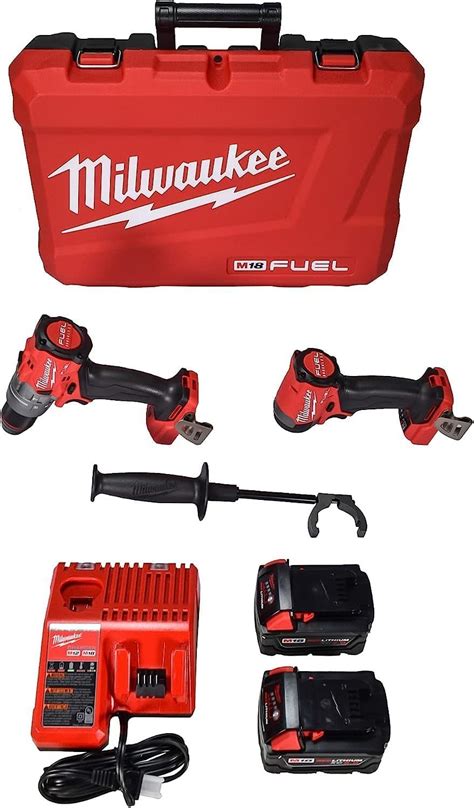 Milwaukee 3610 22ct M18 18v Li Ion Brushless Cordless Compact Hammer Drill Impact Combo Kit 2