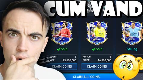 Cum VINZI Jucatorii TOTY Pe Market FIFA Mobile YouTube