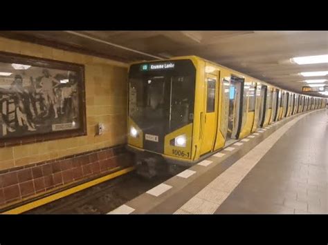 Berliner U Bahn U Hk Mit Hupe Am Ferberliner Platz Richtung