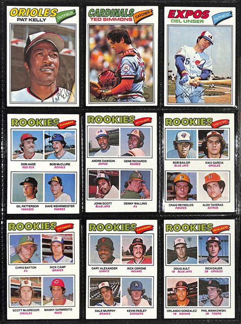 Lot Detail Topps Baseball Complete Set In Binder W Sutter