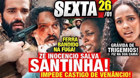 RENASCER Capítulo de hoje 26 01 SEXTA Resumo Completo da Novela