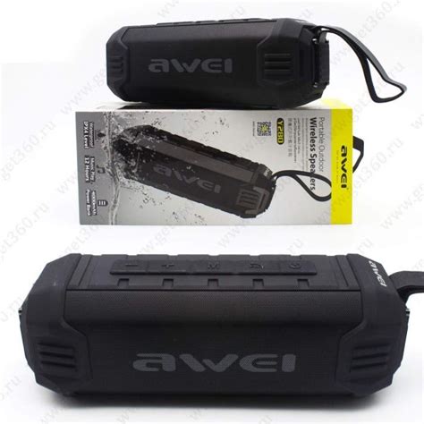 Awei Y Waterproof Bluetooth Speaker With Power Bank Function