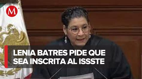 Lenia Batres solicita a SCJN no ganar más que el presidente YouTube