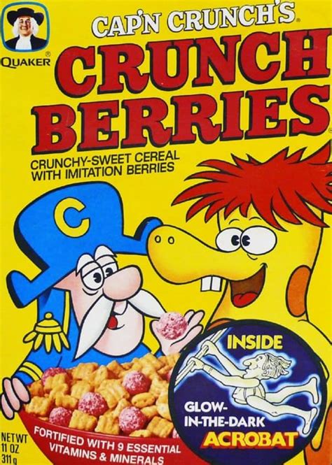 31 Vintage Cereal Boxes With Awesome Box Art Crunch Berries Cereal