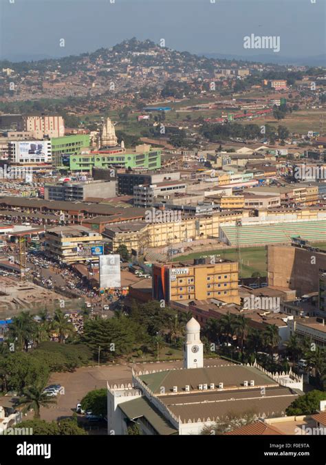 Uganda, Kampala city skyline Stock Photo - Alamy