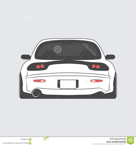 Car Back View Vector at Vectorified.com | Collection of Car Back View Vector free for personal use