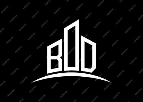 Premium Vector Letter Bod Building Vector Monogram Logo Design