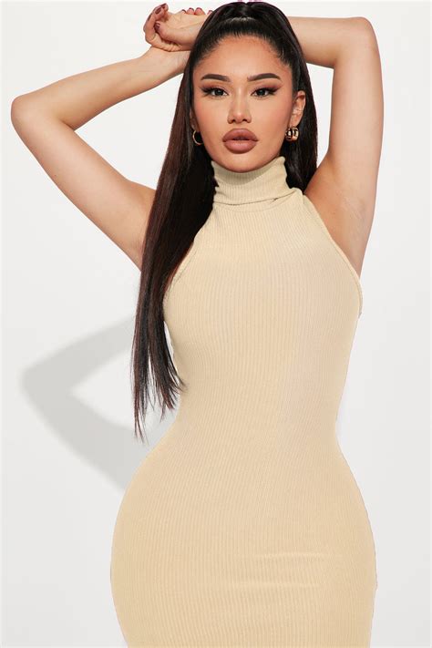 Look At Me Ribbed Midi Dress Cream Fashion Nova Dresses Fashion Nova