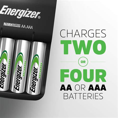 Bộ Sạc Energizer Recharger Chvcm4 Kèm 4 Pin Ener Aa 2000mah Tự Ngắt