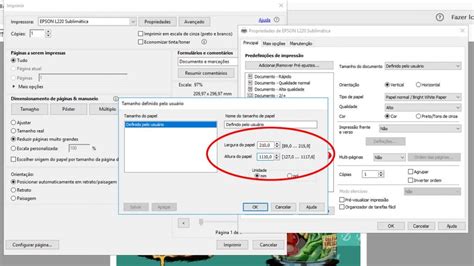Imprimindo Metro Sua Impressora Epson Portal Sublim Tico