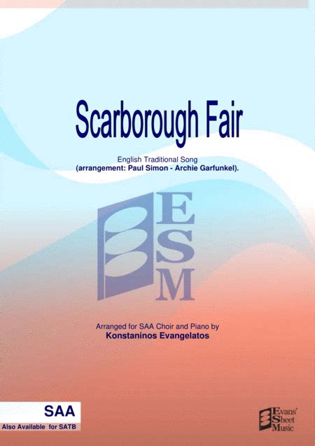 Scarborough Fair Canticle Arr Konstantinos Evangelatos By Simon