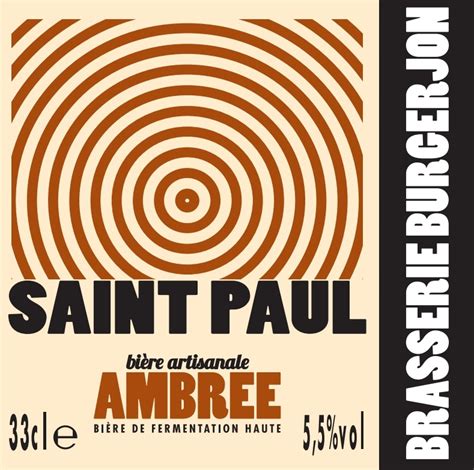 Bière saint paul ambrée 33cl 33 cl Ferme Des Chevres Brasseuses