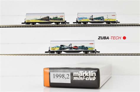 Märklin 1998 2 Schiebewandwagen Spur Z GS mit OVP Kaufen auf Ricardo