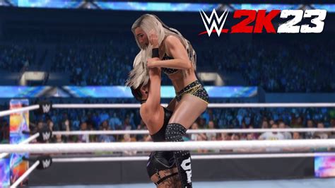 Wwe 2k23 Wrestlemania Charlotte Flair Vs Rhea Ripley Wwe Smackdown Women S Championship