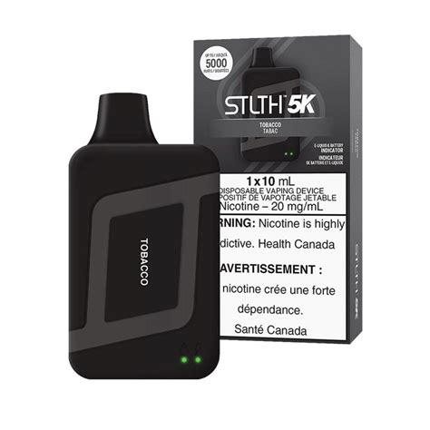 Tobacco Stlth 5k Disposable Vape 10ml Vapeloft