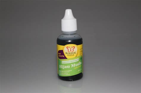Koepoe Koepoe Pewarna Makanan Hijau Muda 30 Ml Light Green Food Coloring