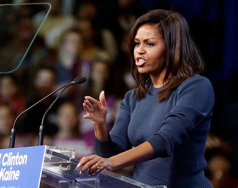 Voice Shaking Michelle Obama Calls Trump Comments On Women