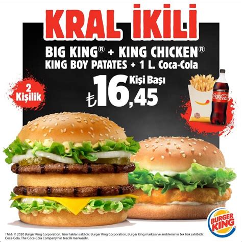 Burger Kİng MenÜ Fİyat Lİstesİ Ve Kampanyalar